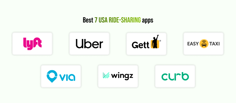 ride sharing apps USA