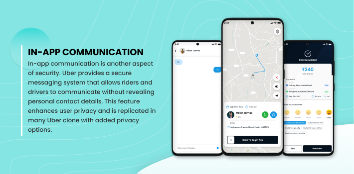 Uber Clone In app Communication