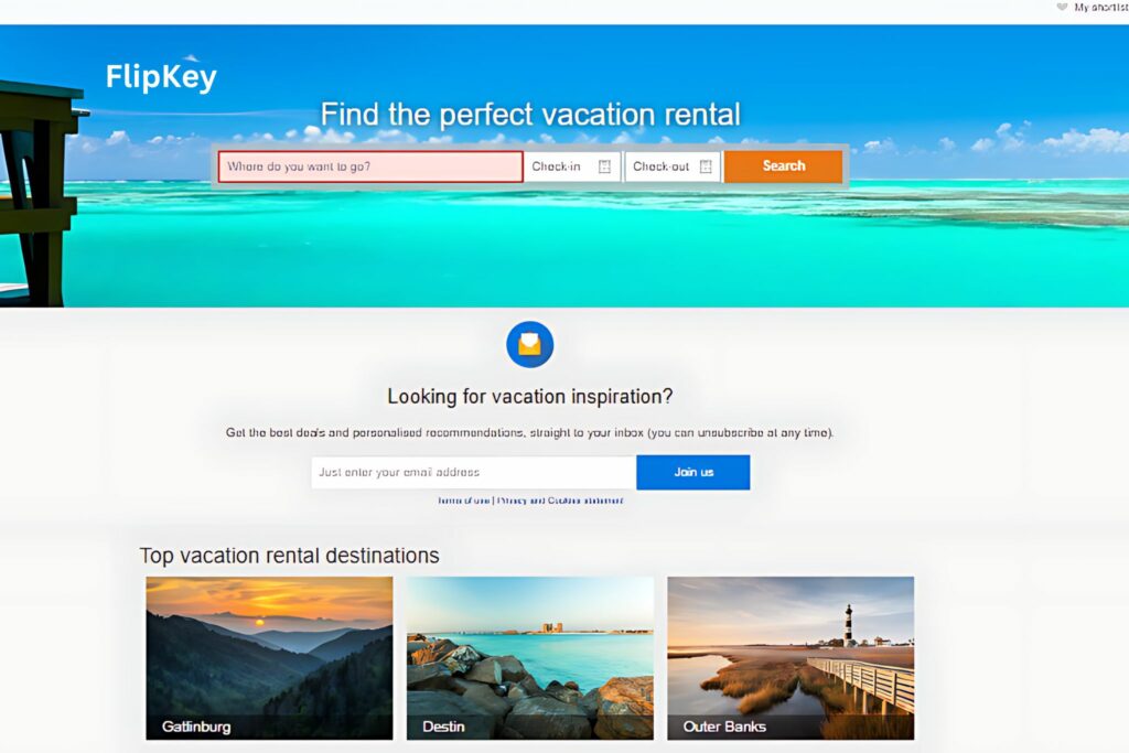 FlipKey - vacation rental app