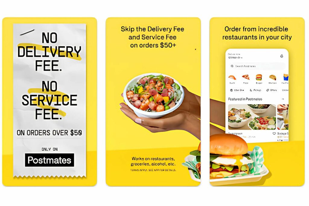 Top Food Delivery App - Postmates